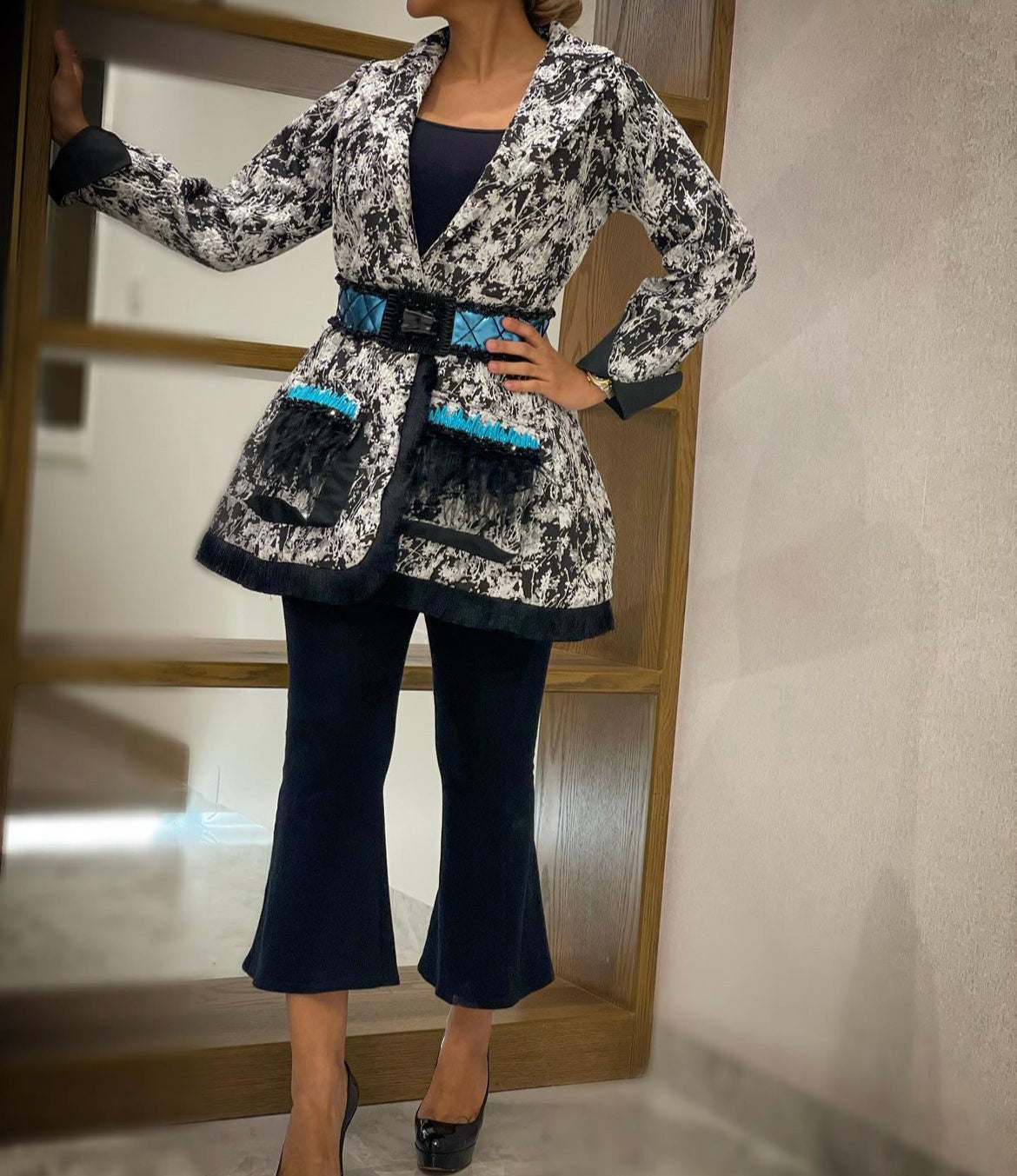 Black & white jacket