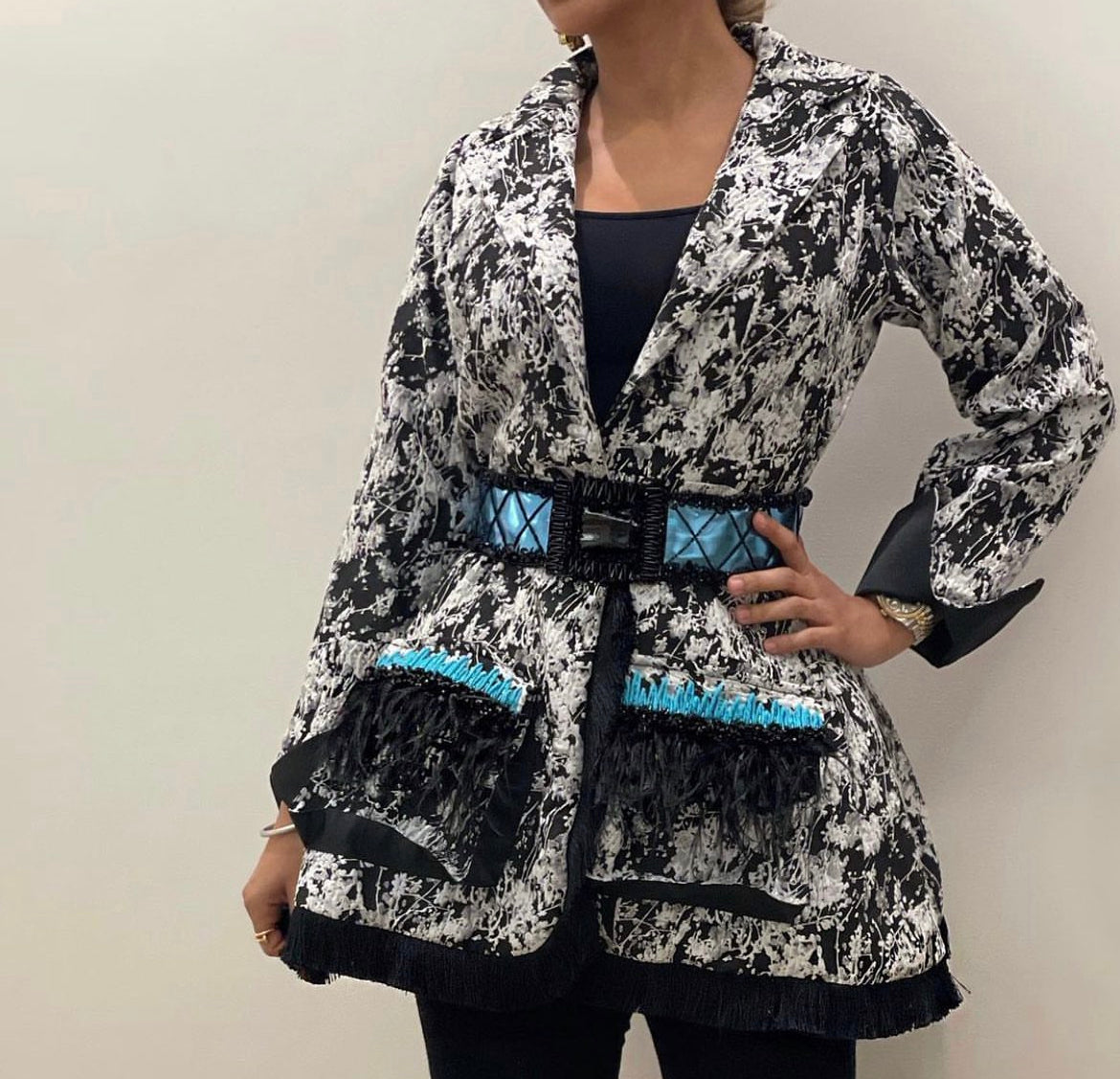 Black & white jacket