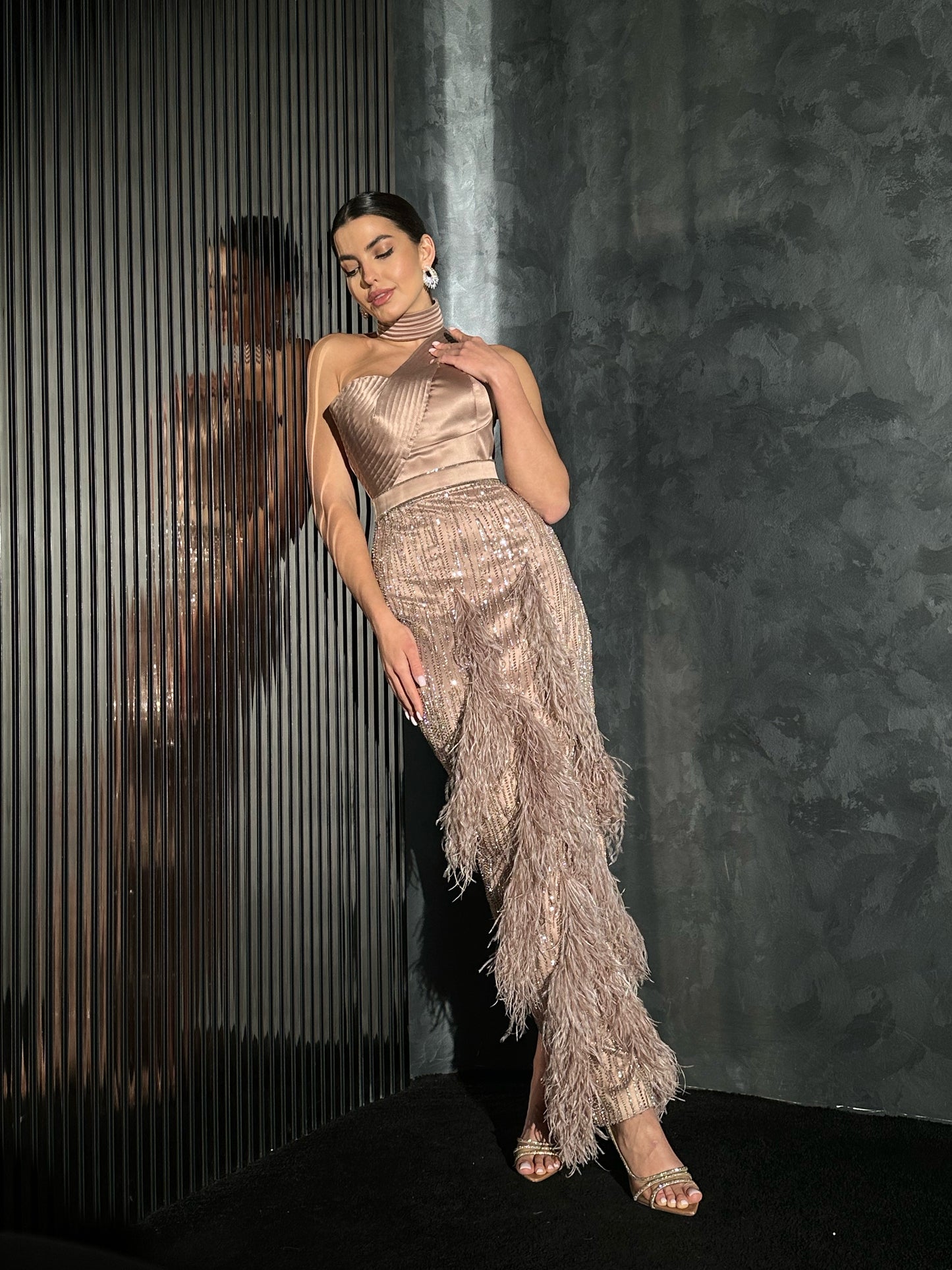 Feather dress