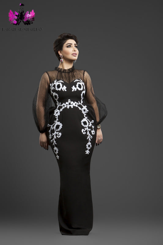 Black floral
