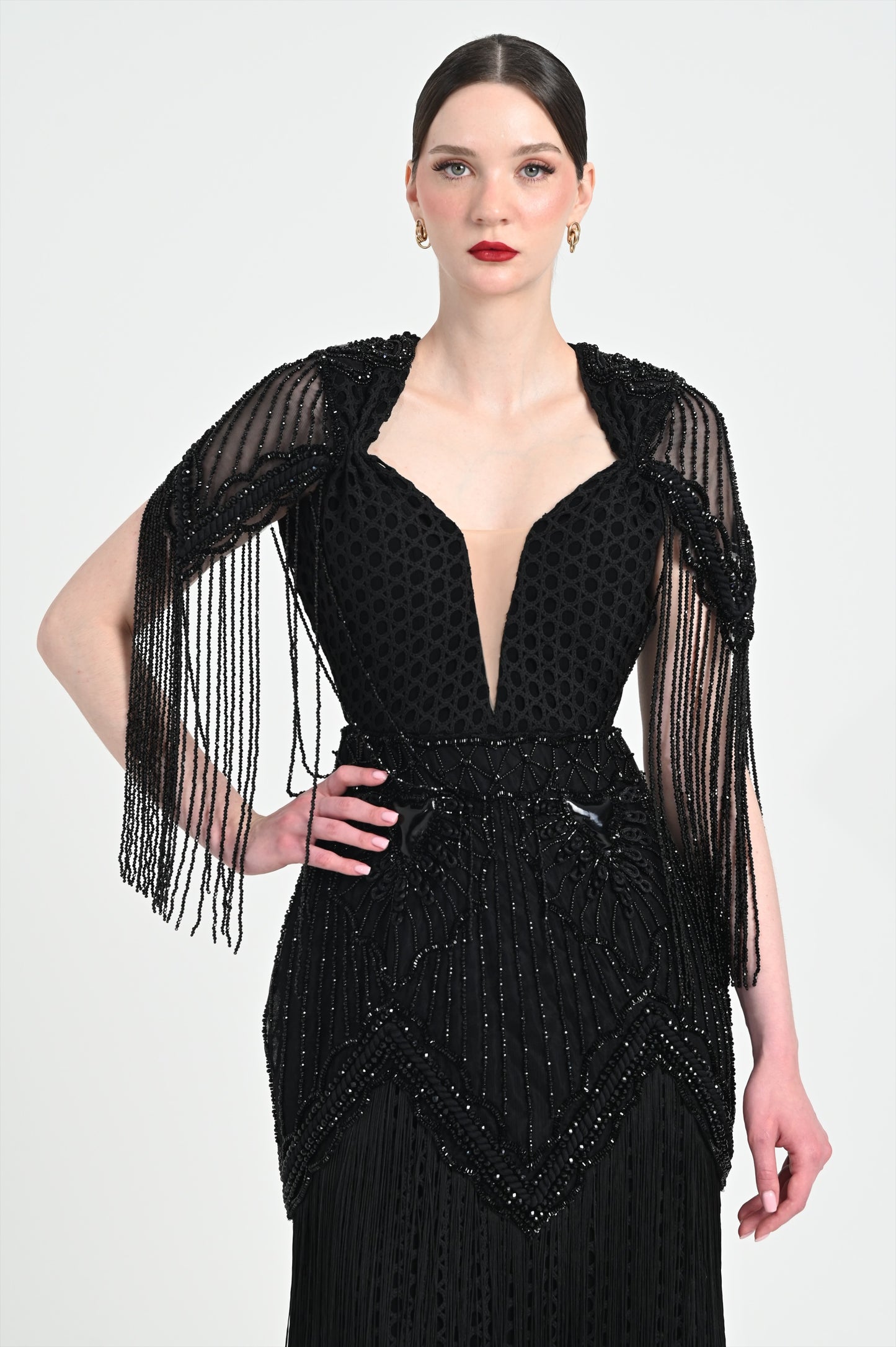 Black tassels