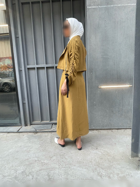 Crop jacket + skirt
