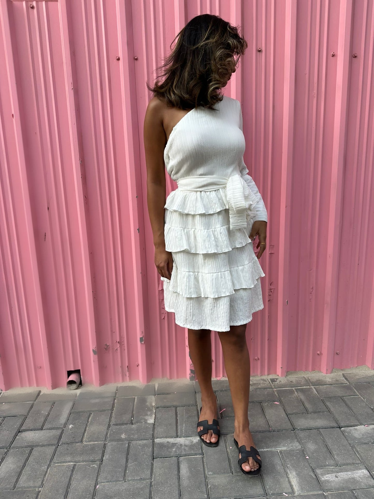 White summer dress