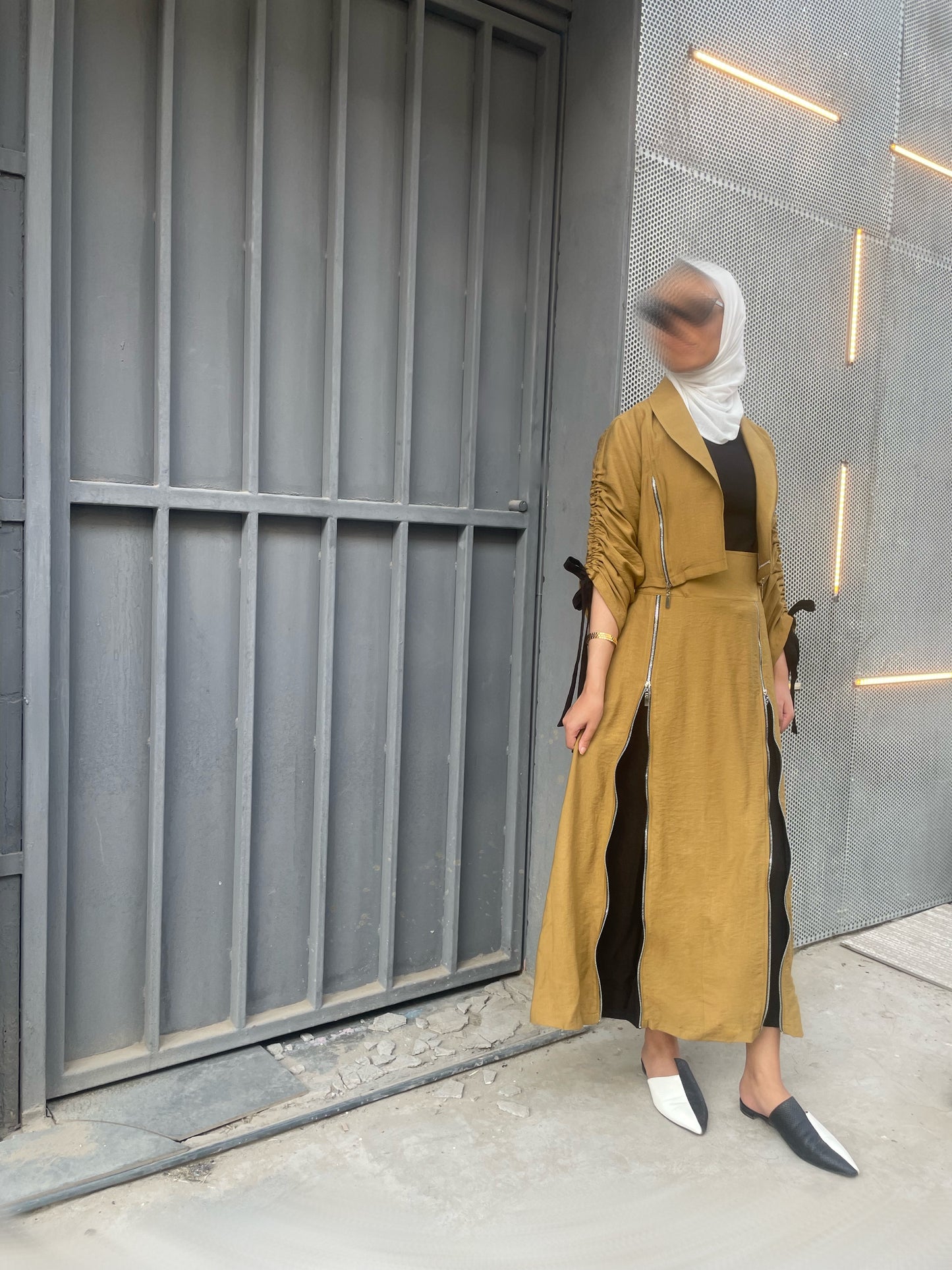 Crop jacket + skirt