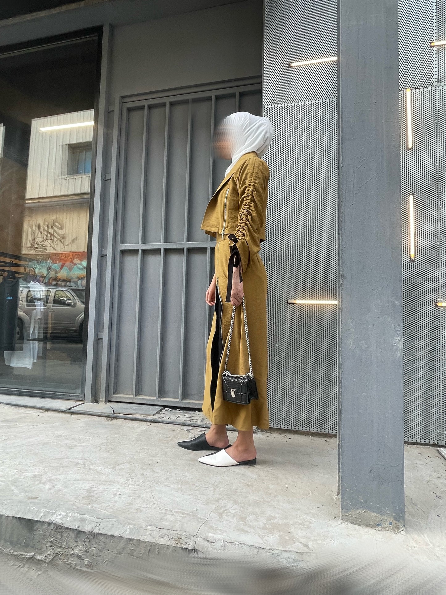 Crop jacket + skirt