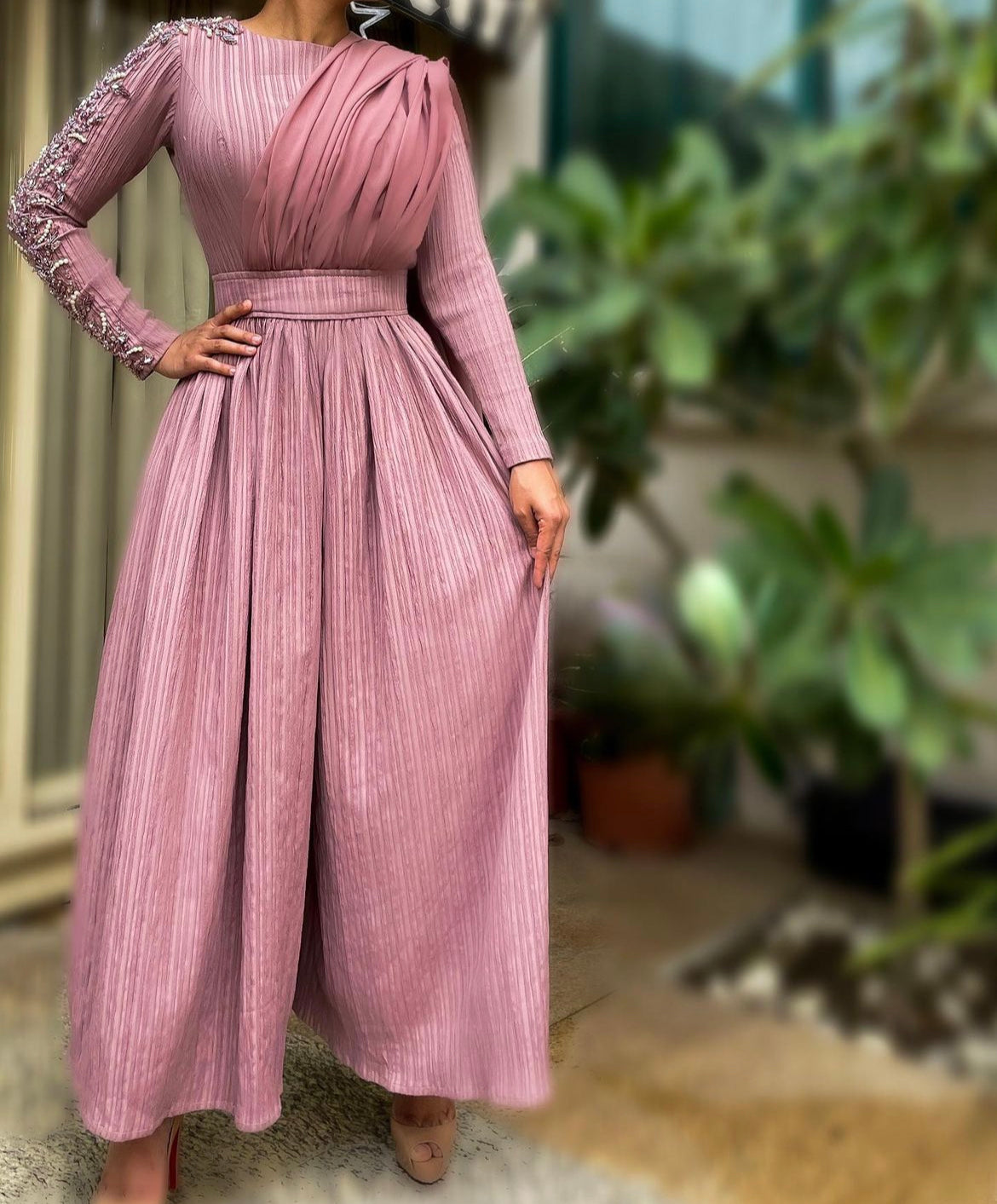 Dirty pink jumpsuit