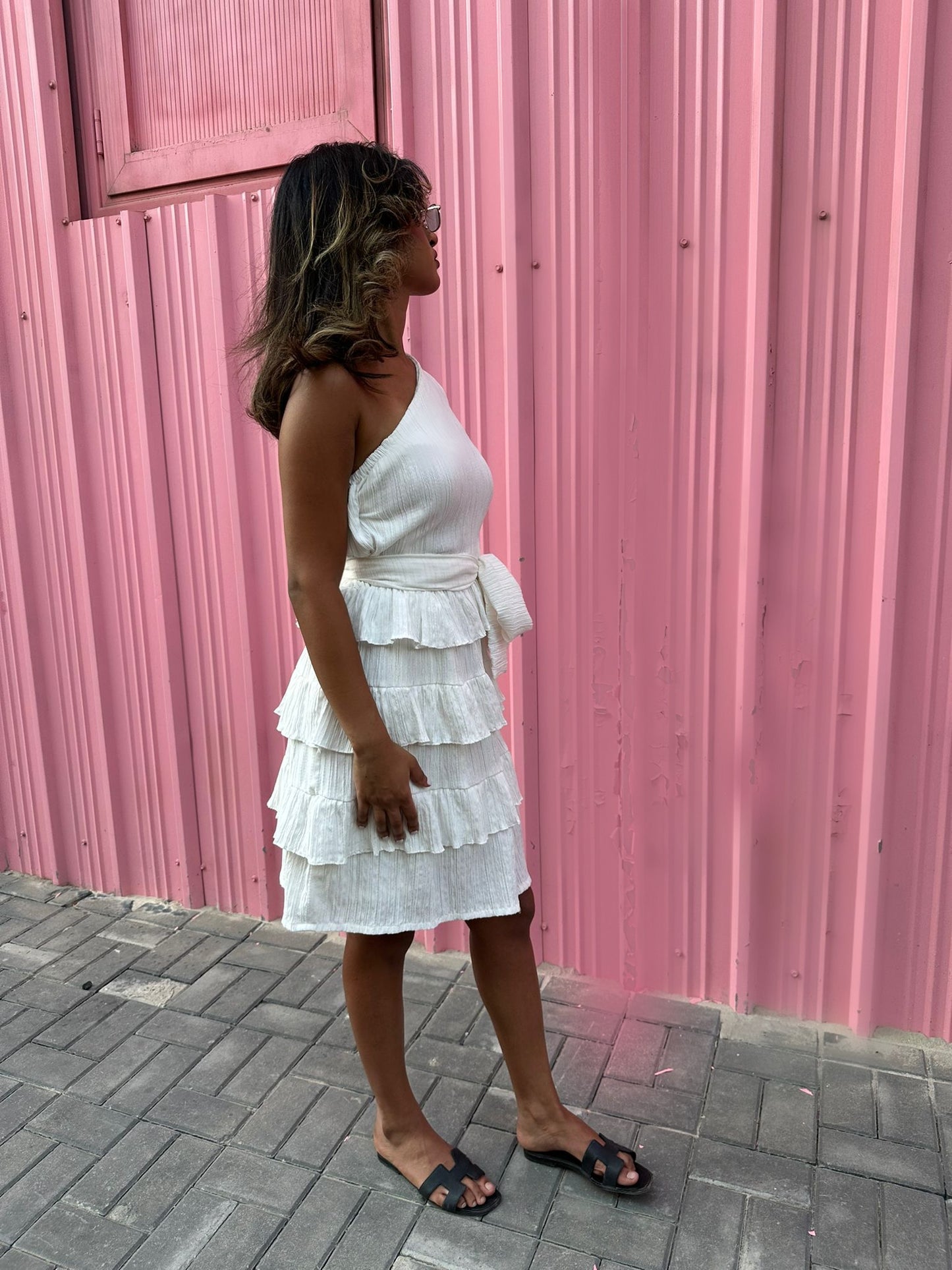 White summer dress